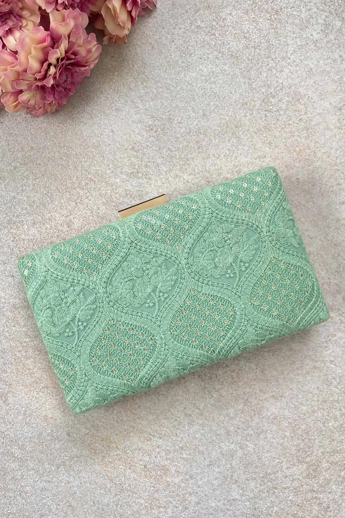 Mughal Aquamarine Clutch