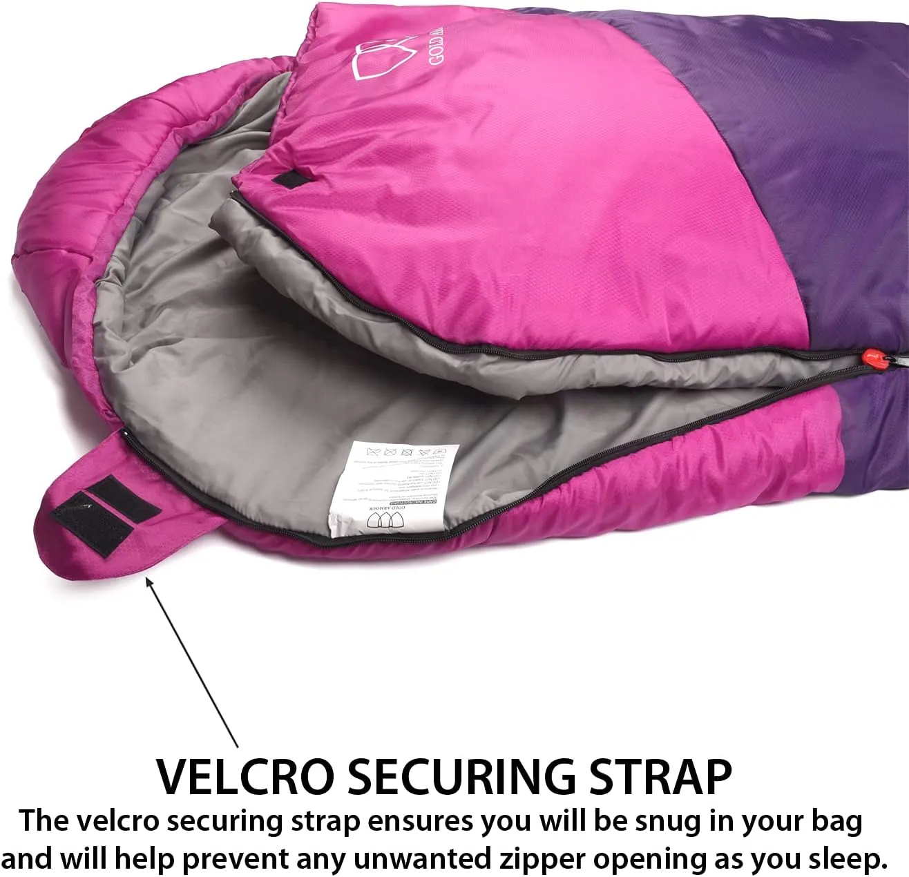 Mummy Sleeping Bag for Indoor and Outdoor - Great for Kids, Boys, Girls, Teens, Adults. Portable and Lightweight for 3-4 Season Camping, Hiking, Traveling, Backpacking and Outdoor