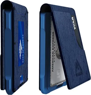 MURADIN Mens Wallet Tactical Bifold Wallets for Men Metal RFID Blocking Aluminum Money Cards Holder Gifts for Men