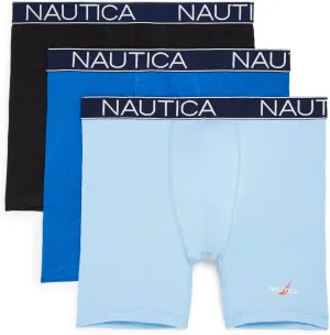 Nautica Men's 3-Pack Cotton Stretch Limited Edition Boxer Briefs