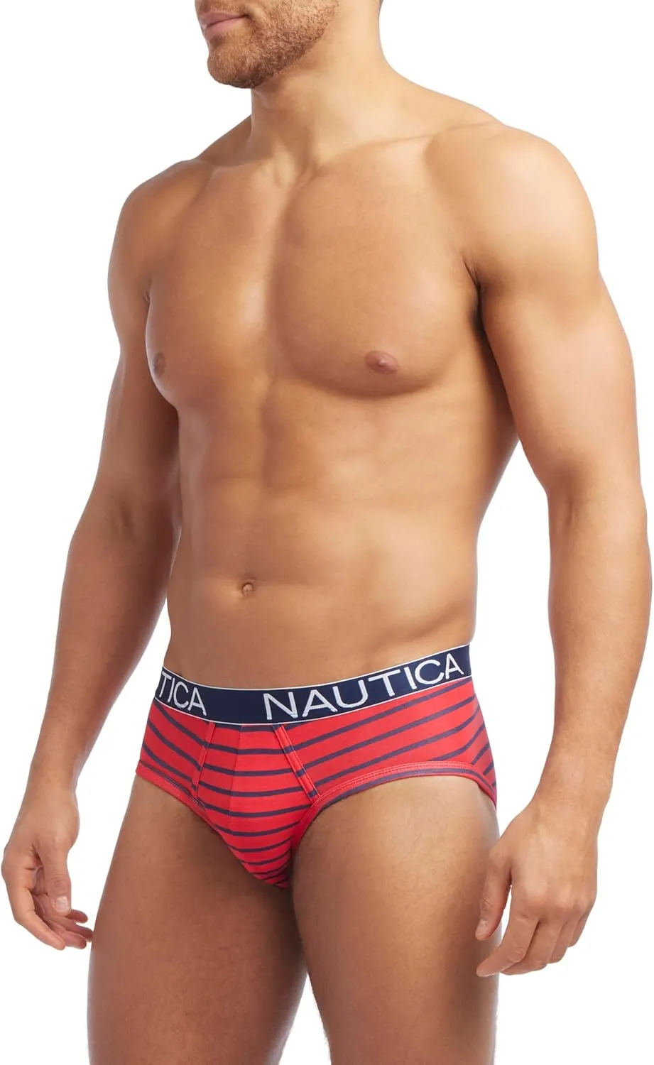 Nautica Men's 4 Pack Classic Cotton Stretch Briefs