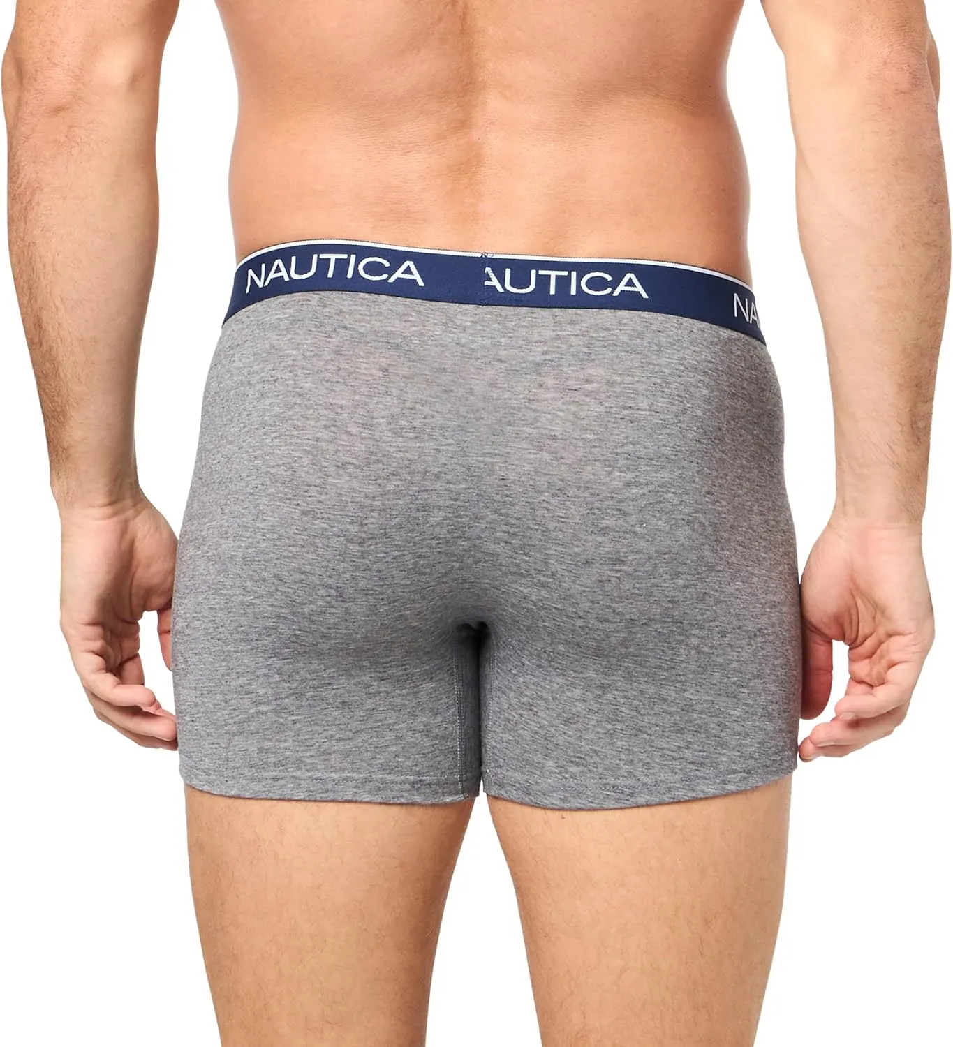 Nautica Men's 4 Pack Heather Stretch Boxer Briefs