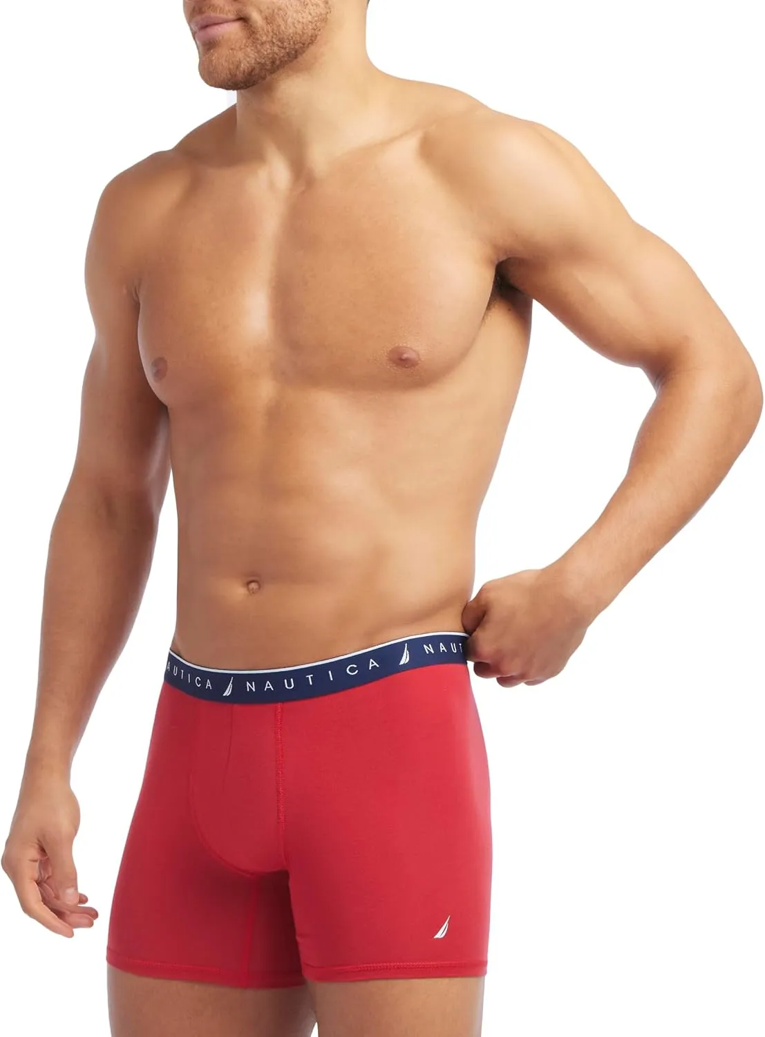 Nautica Men's 4 Pack Limited Edition Cotton Stretch Boxer Briefs