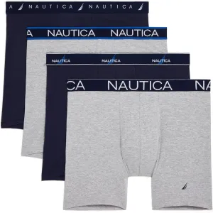 Nautica Men's 4 Pack Limited Edition Cotton Stretch Boxer Briefs
