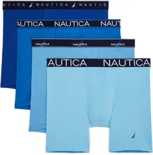 Nautica Men's 4 Pack Limited Edition Cotton Stretch Boxer Briefs