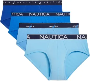 Nautica Men's 4 Pack Limited Edition Cotton Stretch Briefs