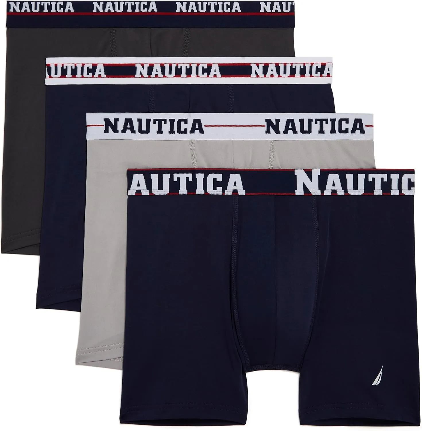 Nautica Men's 4 Pack Limited Edition Micro Stretch Boxer Briefs