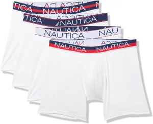 Nautica Men's 4 Pack Limited Edition Micro Stretch Boxer Briefs