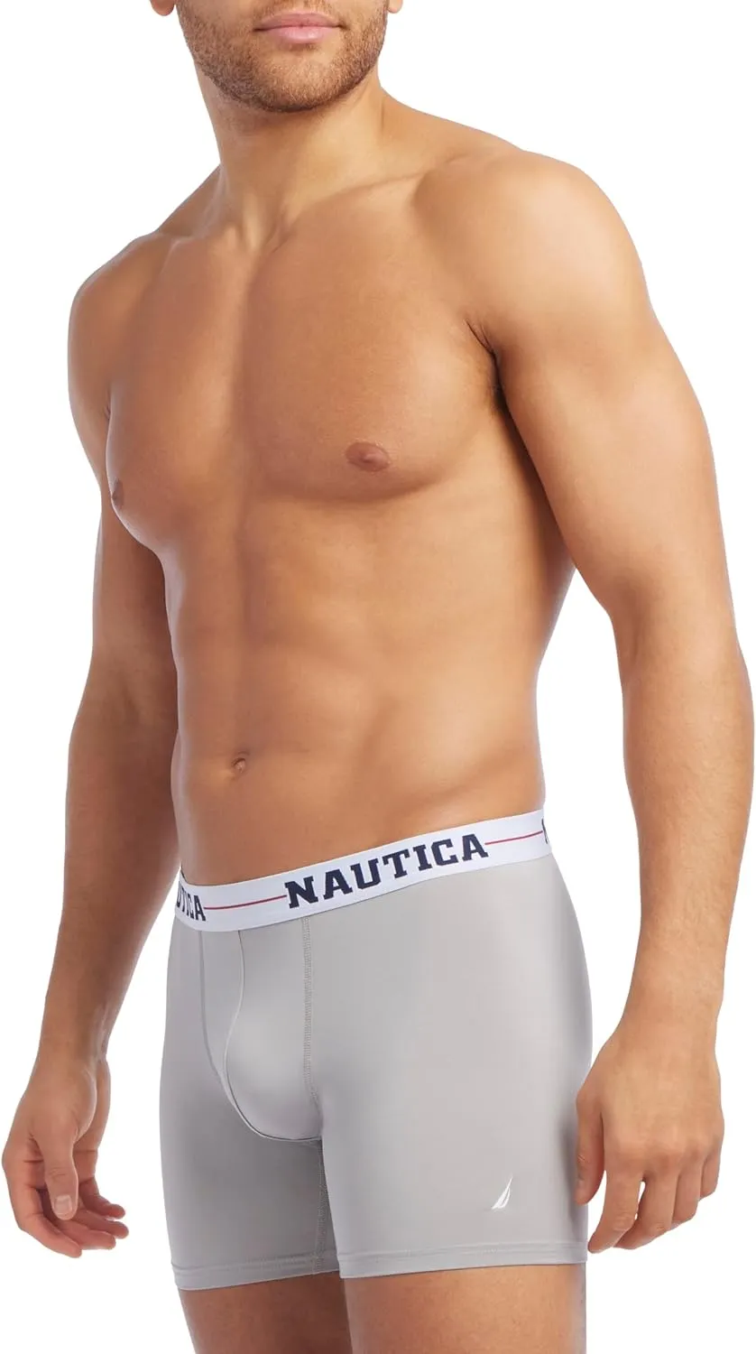 Nautica Men's 4 Pack Limited Edition Micro Stretch Boxer Briefs