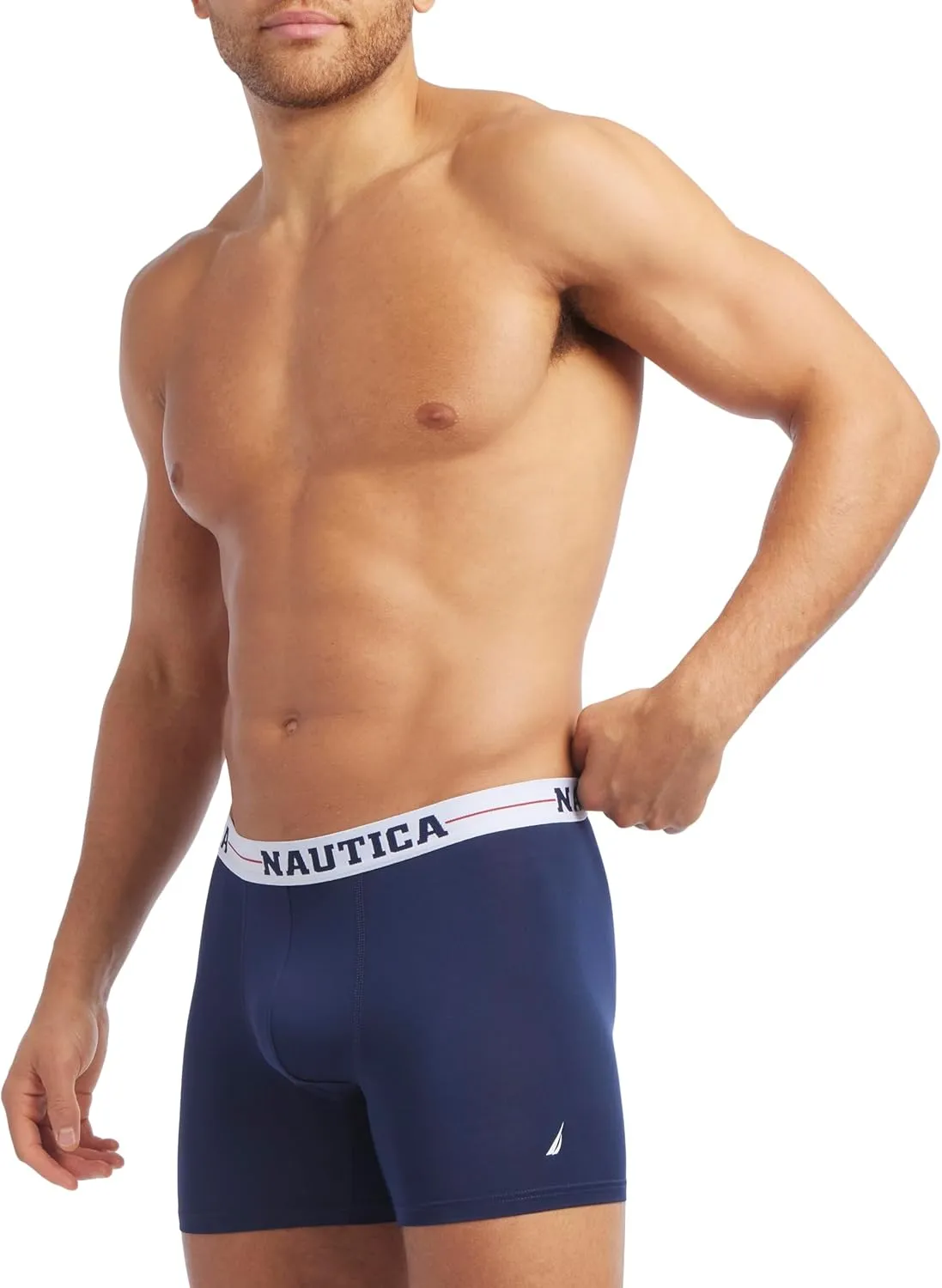 Nautica Men's 4 Pack Limited Edition Micro Stretch Boxer Briefs