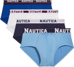 Nautica Men's 4 Pack Limited Edition Micro Stretch Briefs
