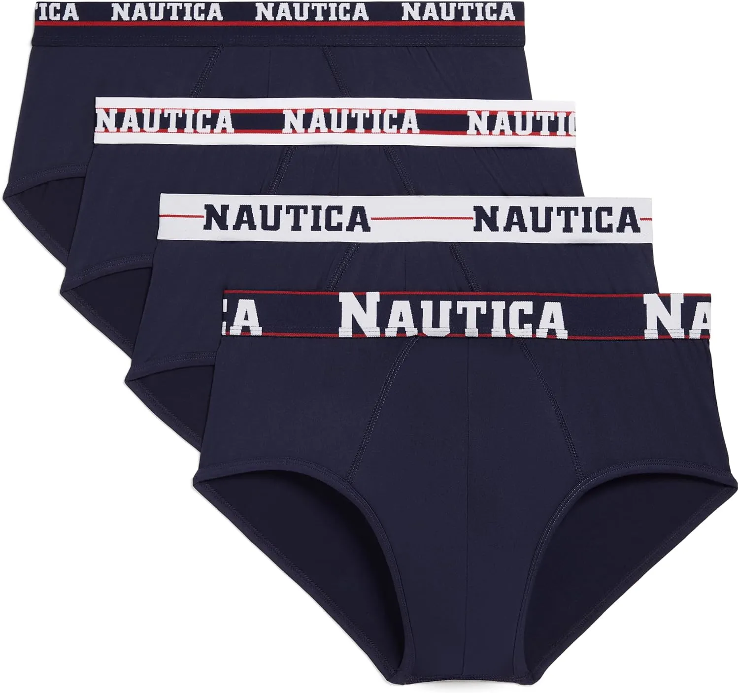Nautica Men's 4 Pack Limited Edition Micro Stretch Briefs