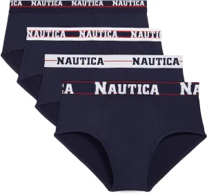 Nautica Men's 4 Pack Limited Edition Micro Stretch Briefs