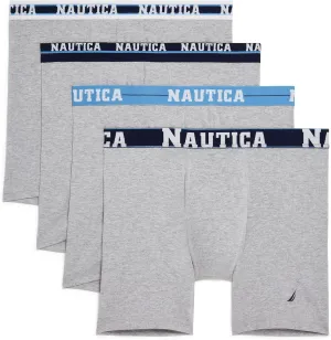 Nautica Men's 4 Pack Limited Edition Stretch Boxer Briefs