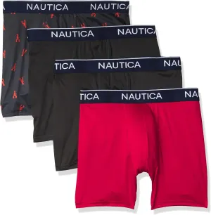 Nautica Men's 4 Pack Micro Boxer Brief
