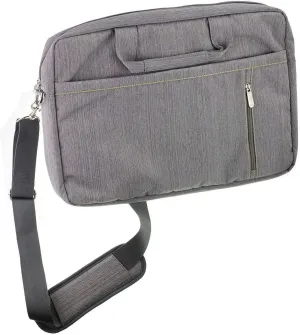 Navitech Grey Sleek Water Resistant Travel Bag - Compatible with Lenovo ThinkPad X1 Titanium Yoga 13.5” QHD 2-in-1 Laptop