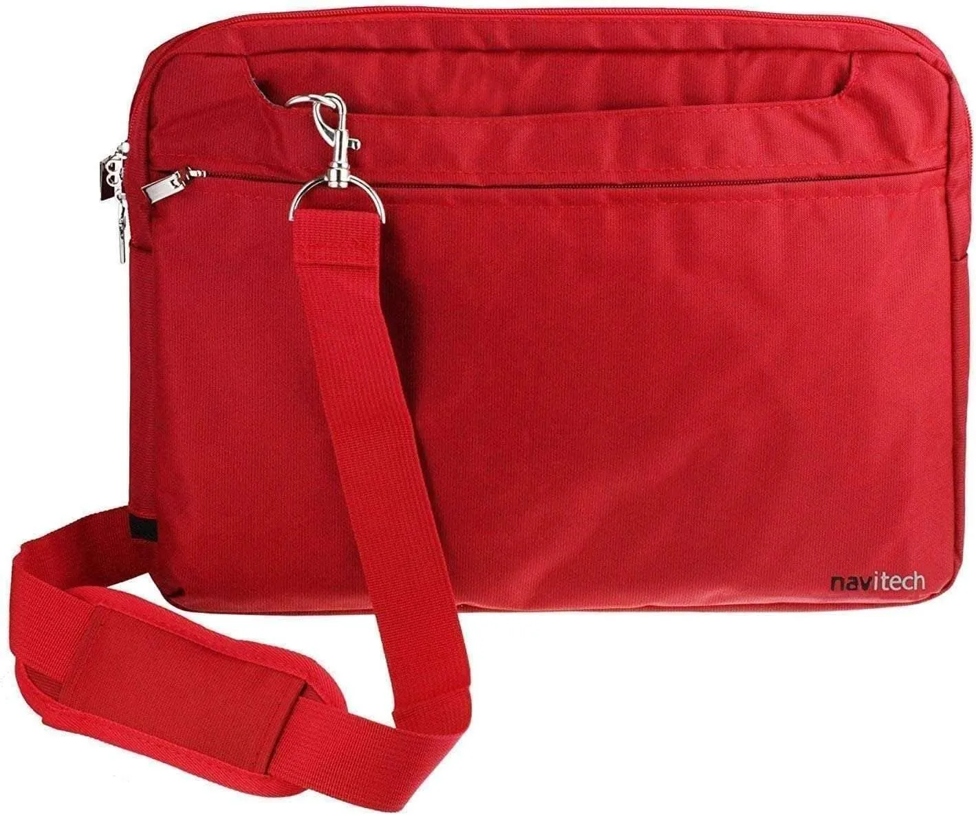 Navitech Red Sleek Water Resistant Travel Bag - Compatible with Acer Spin 311-2H 11.6" 2-in-1 Touchscreen Chromebook