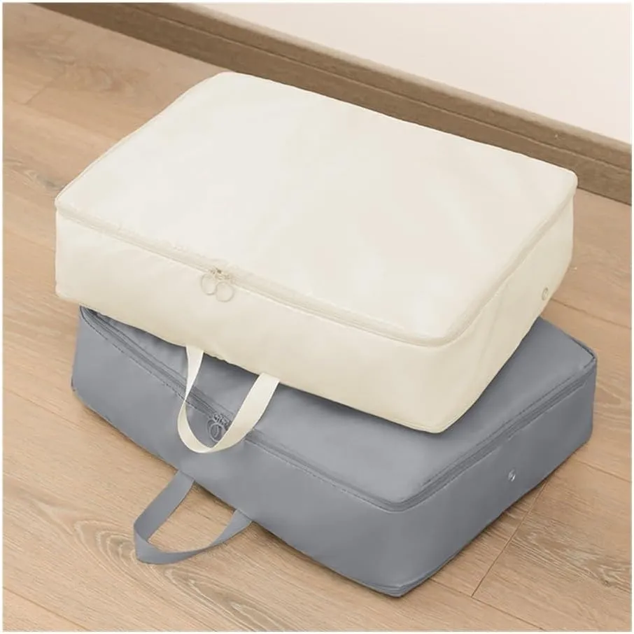 New Compression Storage Bag For Quilt Clothes Foldable Bag Storage Clothing Wardrobe Closet Organizers Home Pillow Blanket Bags(Pink,40x30x18cm)