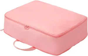 New Compression Storage Bag For Quilt Clothes Foldable Bag Storage Clothing Wardrobe Closet Organizers Home Pillow Blanket Bags(Pink,40x30x18cm)