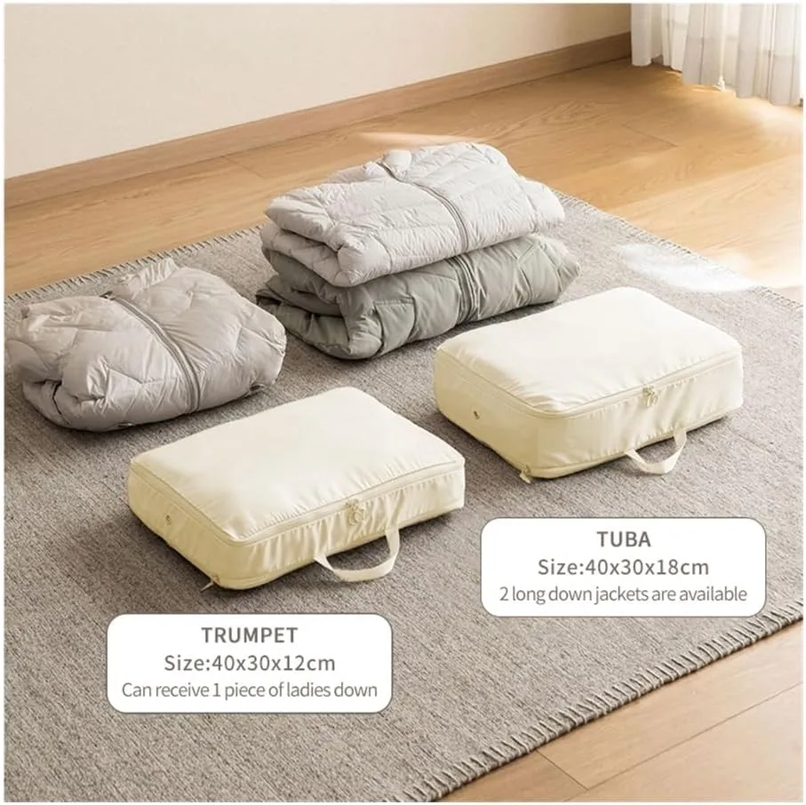 New Compression Storage Bag For Quilt Clothes Foldable Bag Storage Clothing Wardrobe Closet Organizers Home Pillow Blanket Bags(Pink,40x30x18cm)