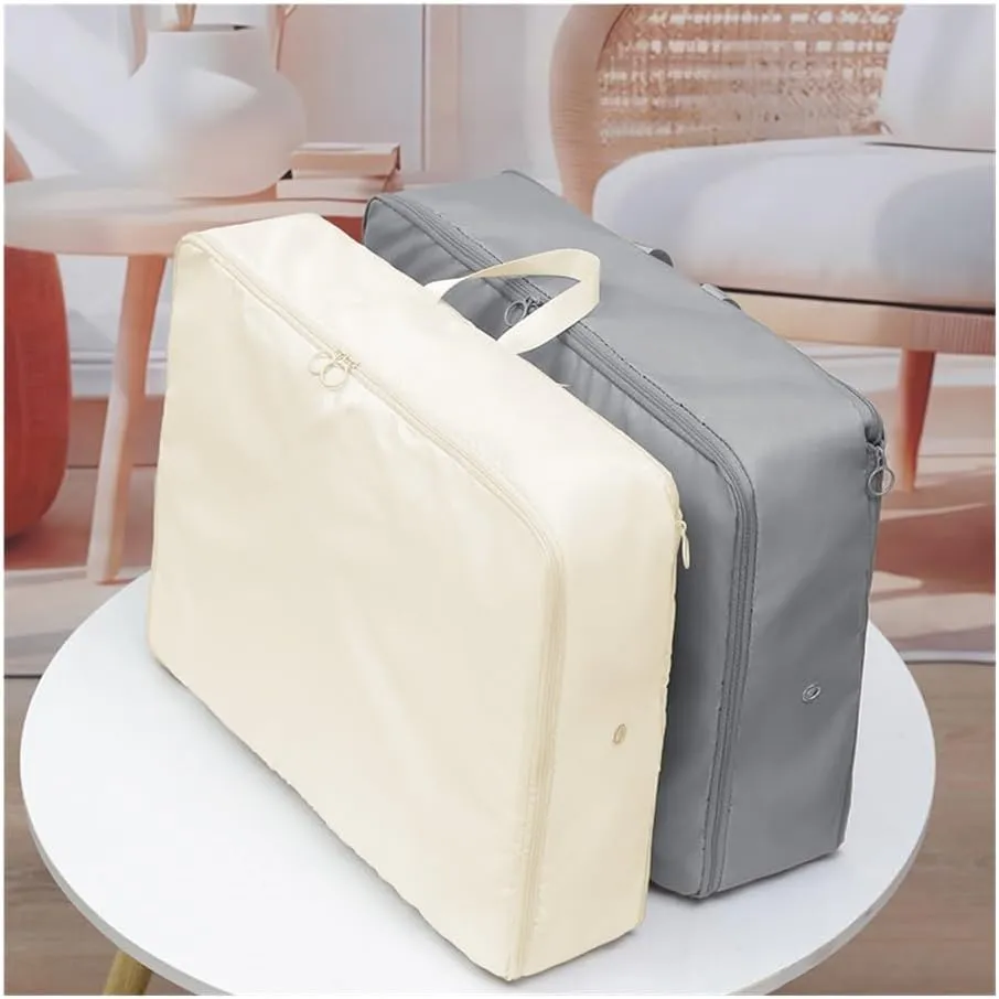 New Compression Storage Bag For Quilt Clothes Foldable Bag Storage Clothing Wardrobe Closet Organizers Home Pillow Blanket Bags(Pink,40x30x18cm)