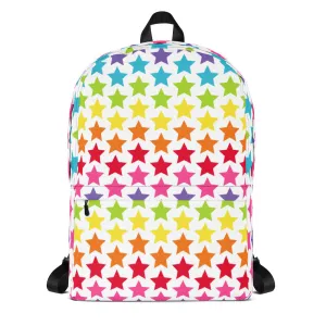 New Year sale Colorful Backpack Stars Oversized savings