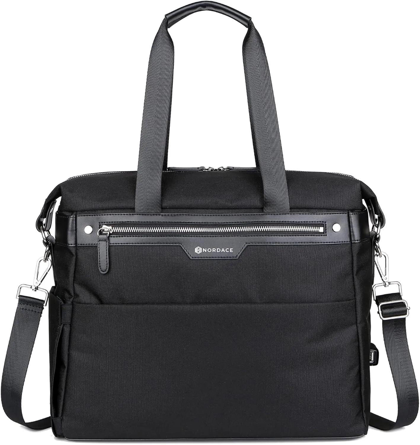 Nordace Hinz – Tote Bag For Travel & Work for Men and Women with USB Charging Port, Water Resistant - Bookbag for Everyday