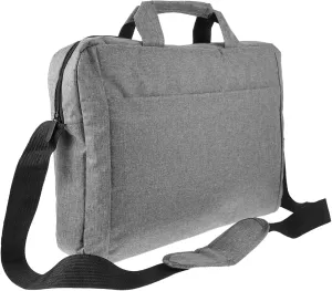 NUOBESTY 14 Inch Bag Men's and Women's Briefcase Shoulder Bag Portable Handbag Grey 100% Cotton 15.6-inch Protection