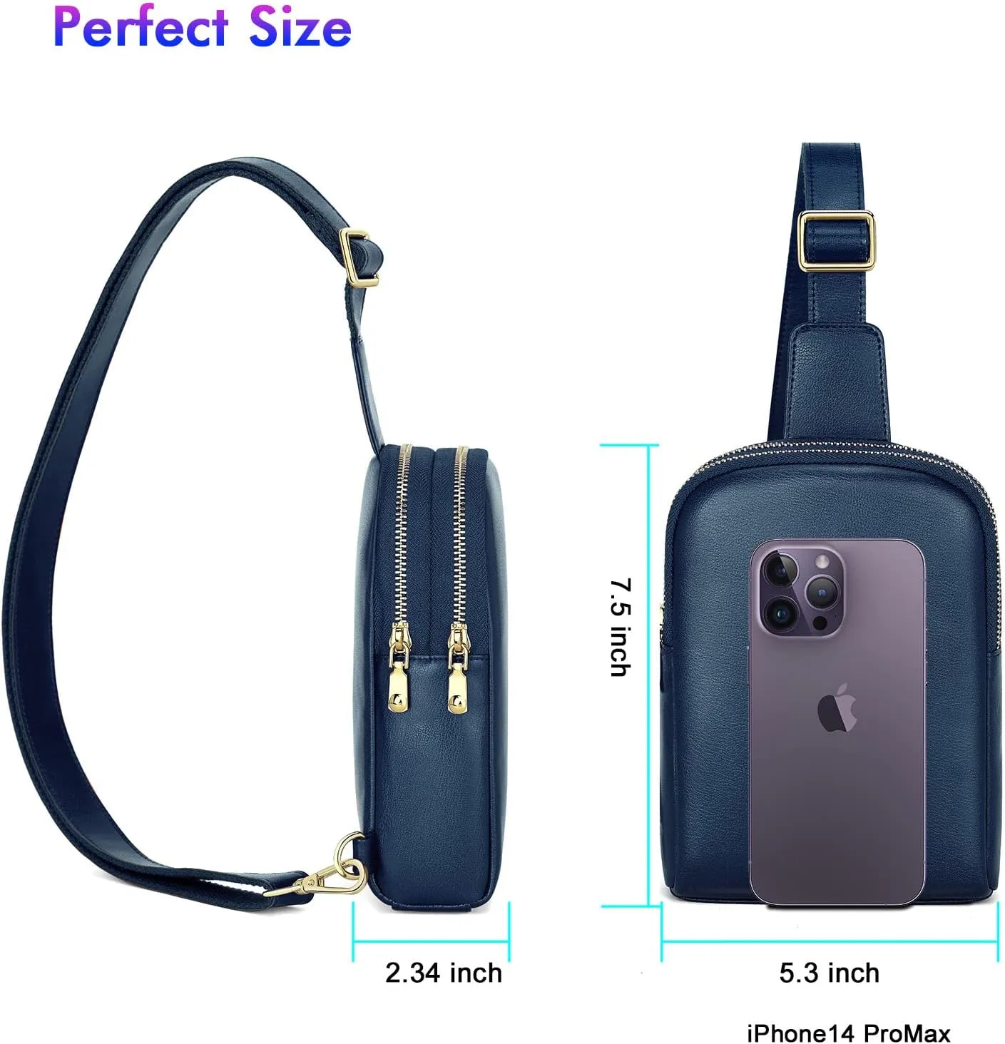 nuoku Women's Crossbody Sling Bag - Small RFID Wallet & Cell Phone Pouch