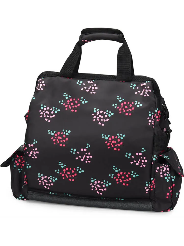 NurseMates Ultimate Medical Bag | Confetti Flower with Ribbon
