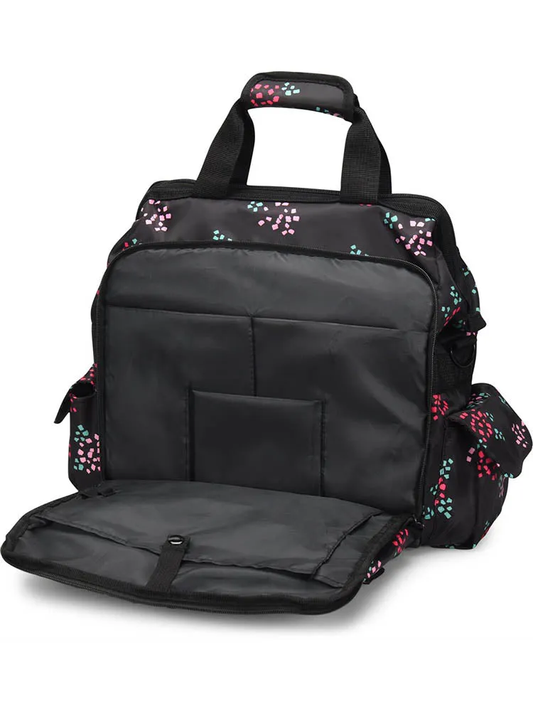 NurseMates Ultimate Medical Bag | Confetti Flower with Ribbon