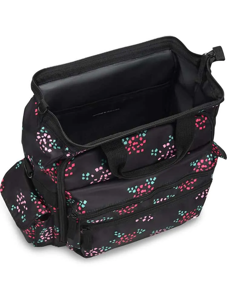 NurseMates Ultimate Medical Bag | Confetti Flower with Ribbon