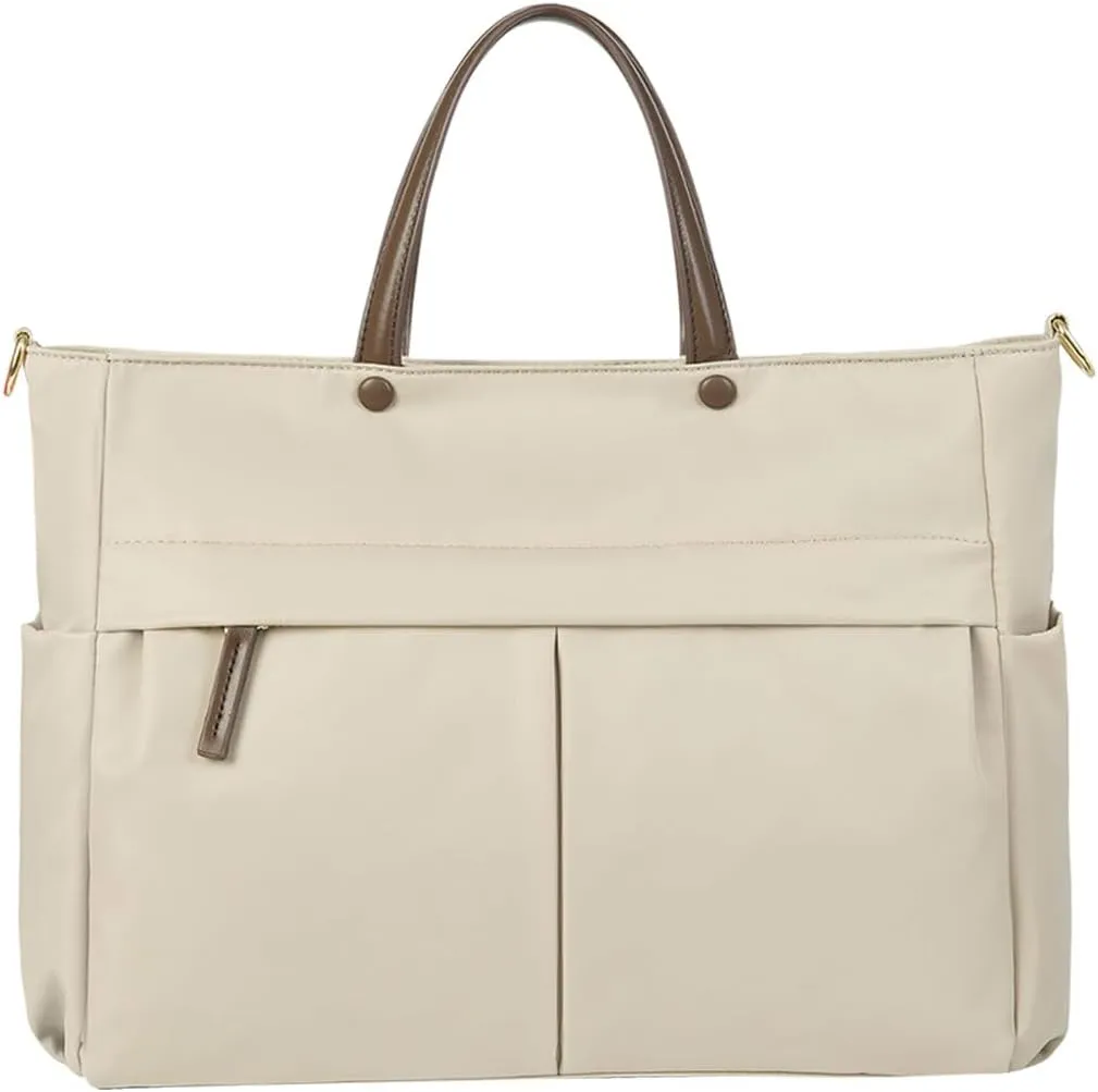 Office Lady Handbag Crossbody fits 14 Inch Laptop Tote Bag for Women Travel Luggage Shoulder Work Bag Water Resistant