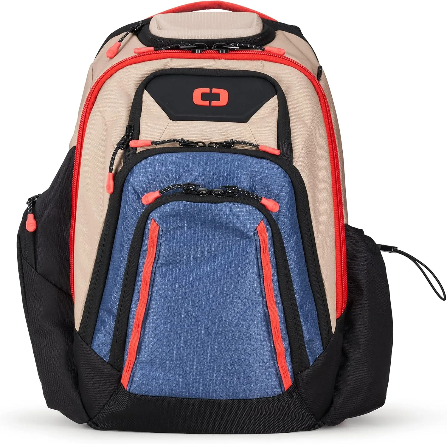 OGIO Backpack, Tan/Blue/Red, Gambit Pro (25 Liter)