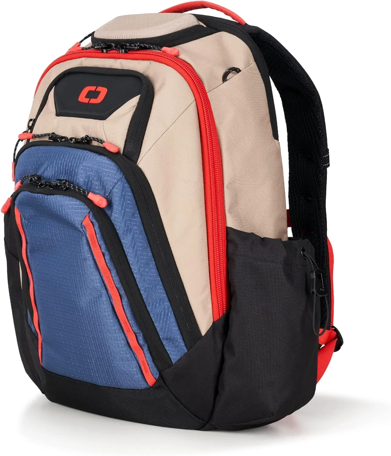 OGIO Backpack, Tan/Blue/Red, Gambit Pro (25 Liter)