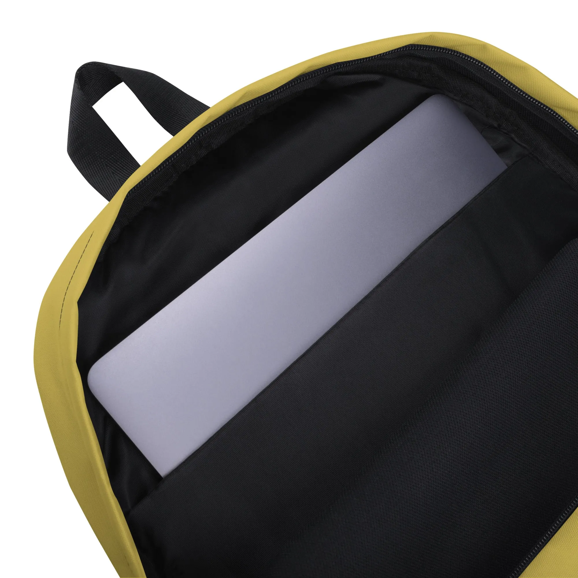 OLD GOLD - WATER-RESISTANT BACKPACK WITH LAPTOP POCKET