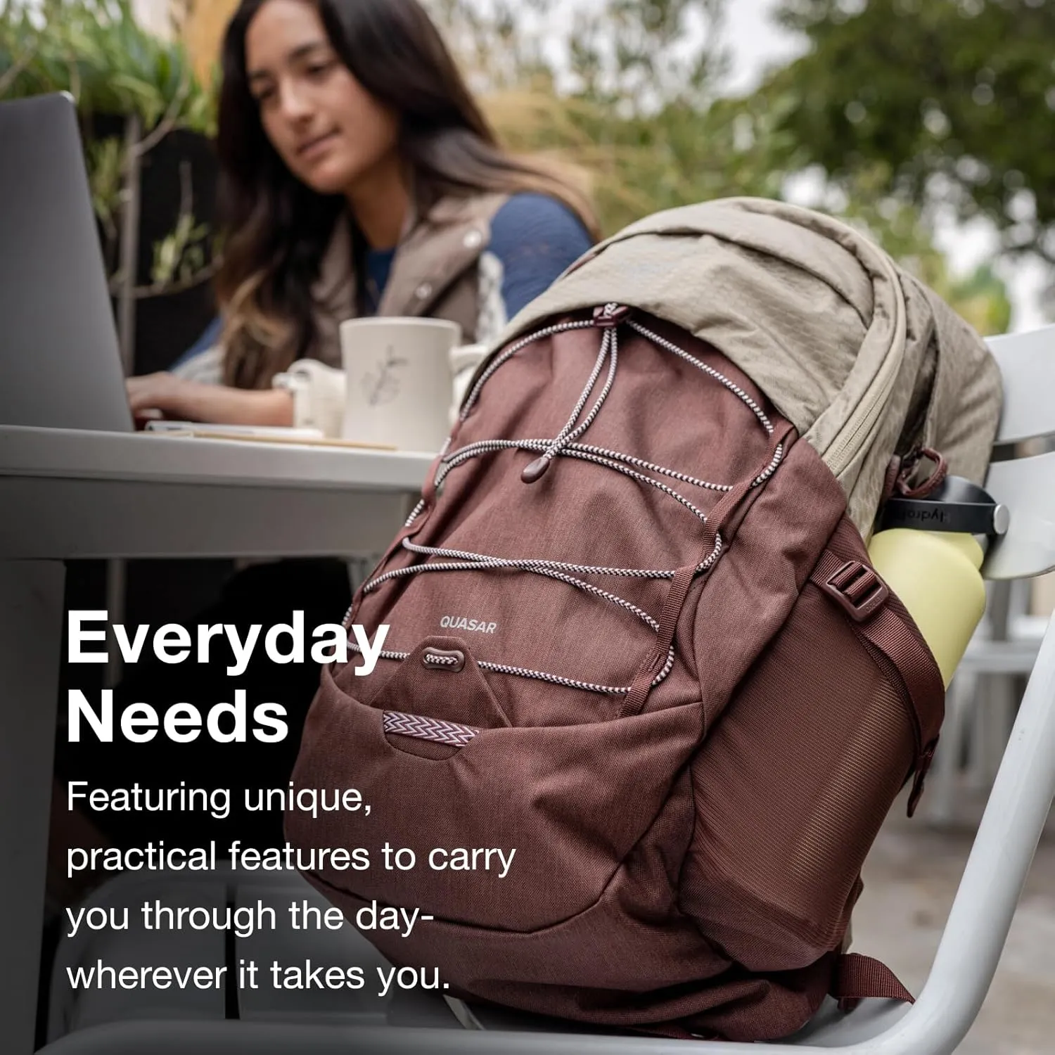 Osprey Quasar 26L Commuter Backpack, Pashmina/Tan Concrete