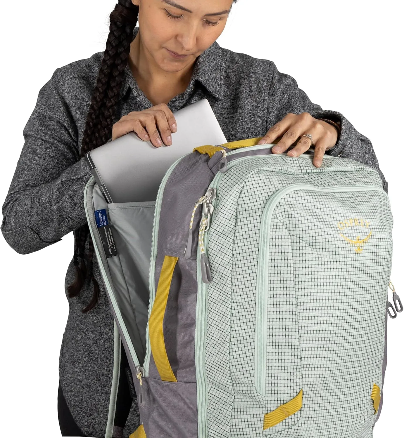 Osprey Transporter 36L Travel Pack, Frosty Mint Green