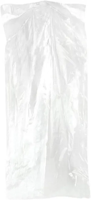 Pack of 50 Garment Bag,Transparent Suit Bag,Clothing Cover,Gown and Dress Storage Bag (60 × 120 cm)