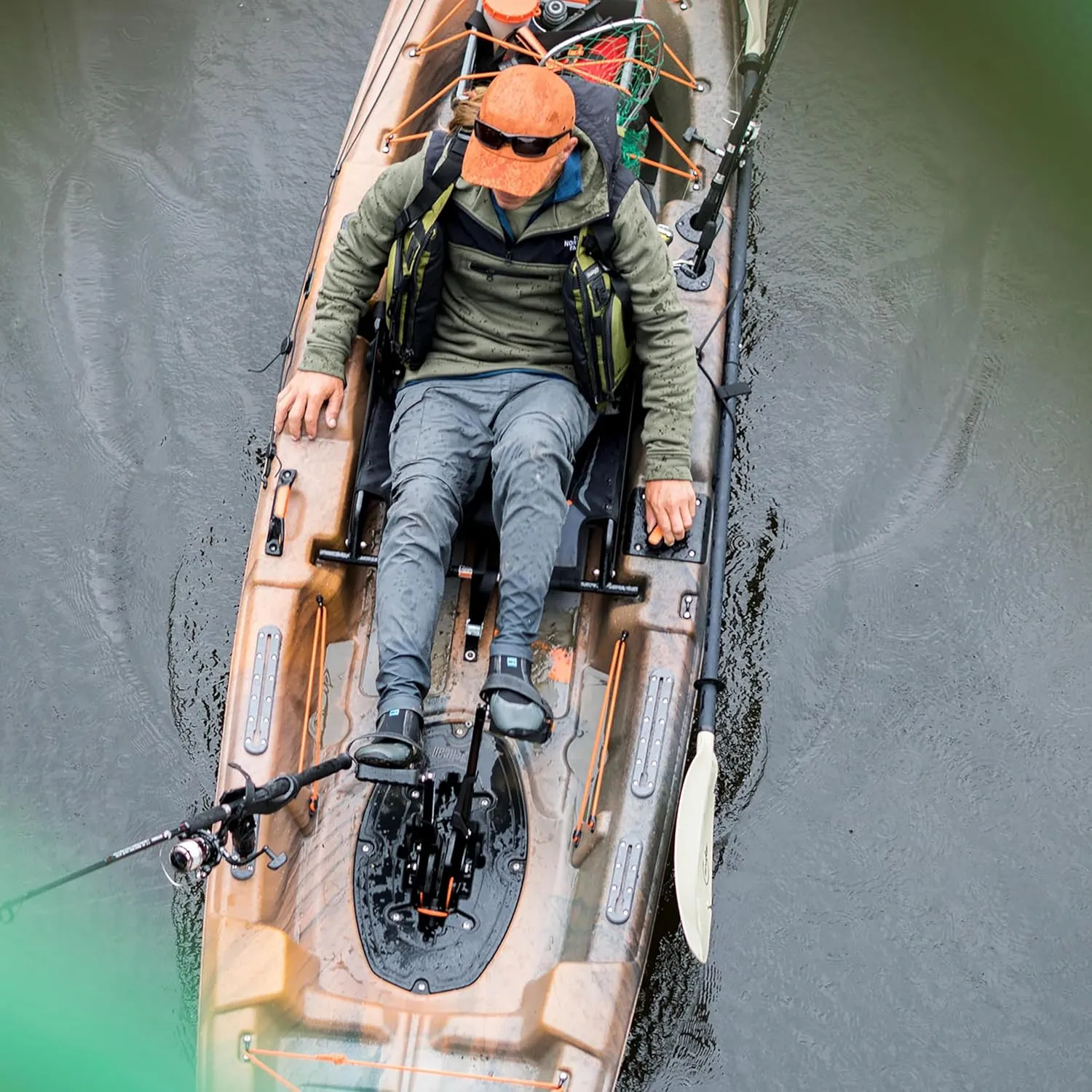 Pelican Catch HDII Premium Angler - Sit-On-Top Fishing Kayak - HyDryve Pedal System & Comfortable Ergocast seat