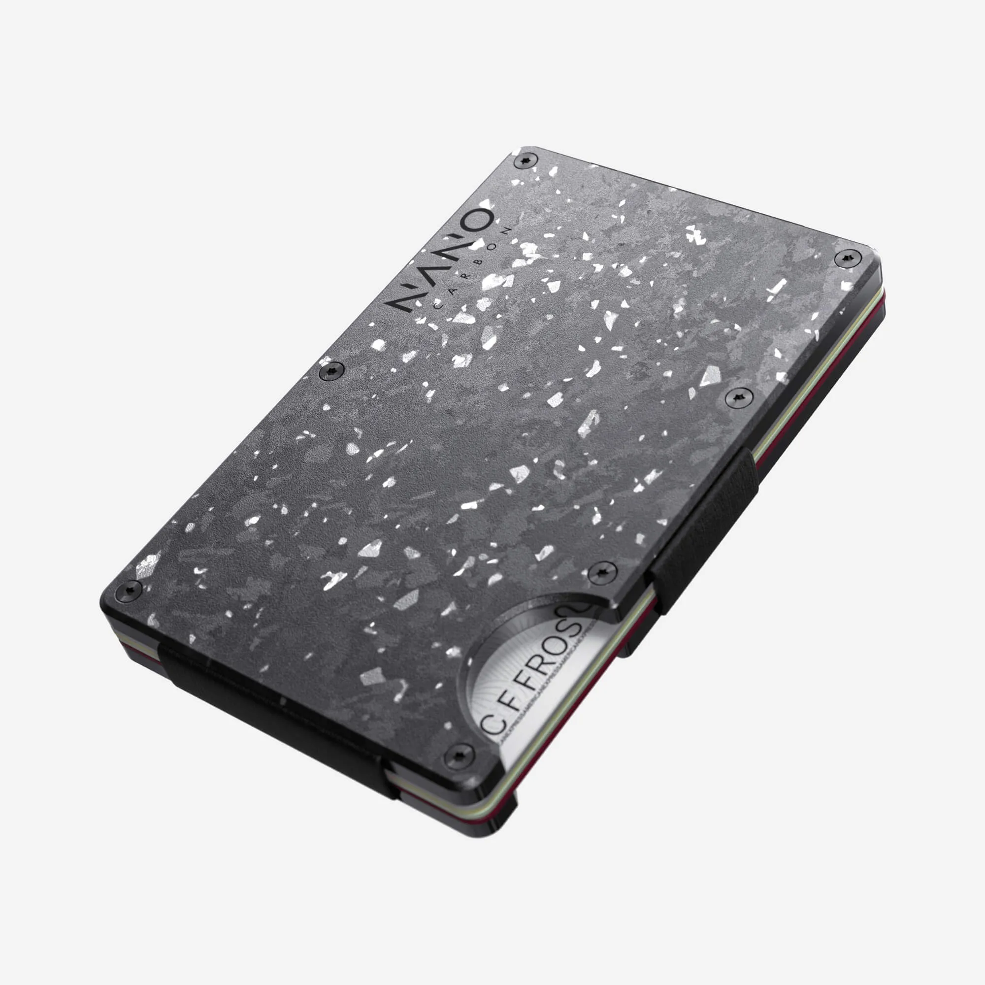 Personalised Cash Strap Wallet (Nero/Argento)