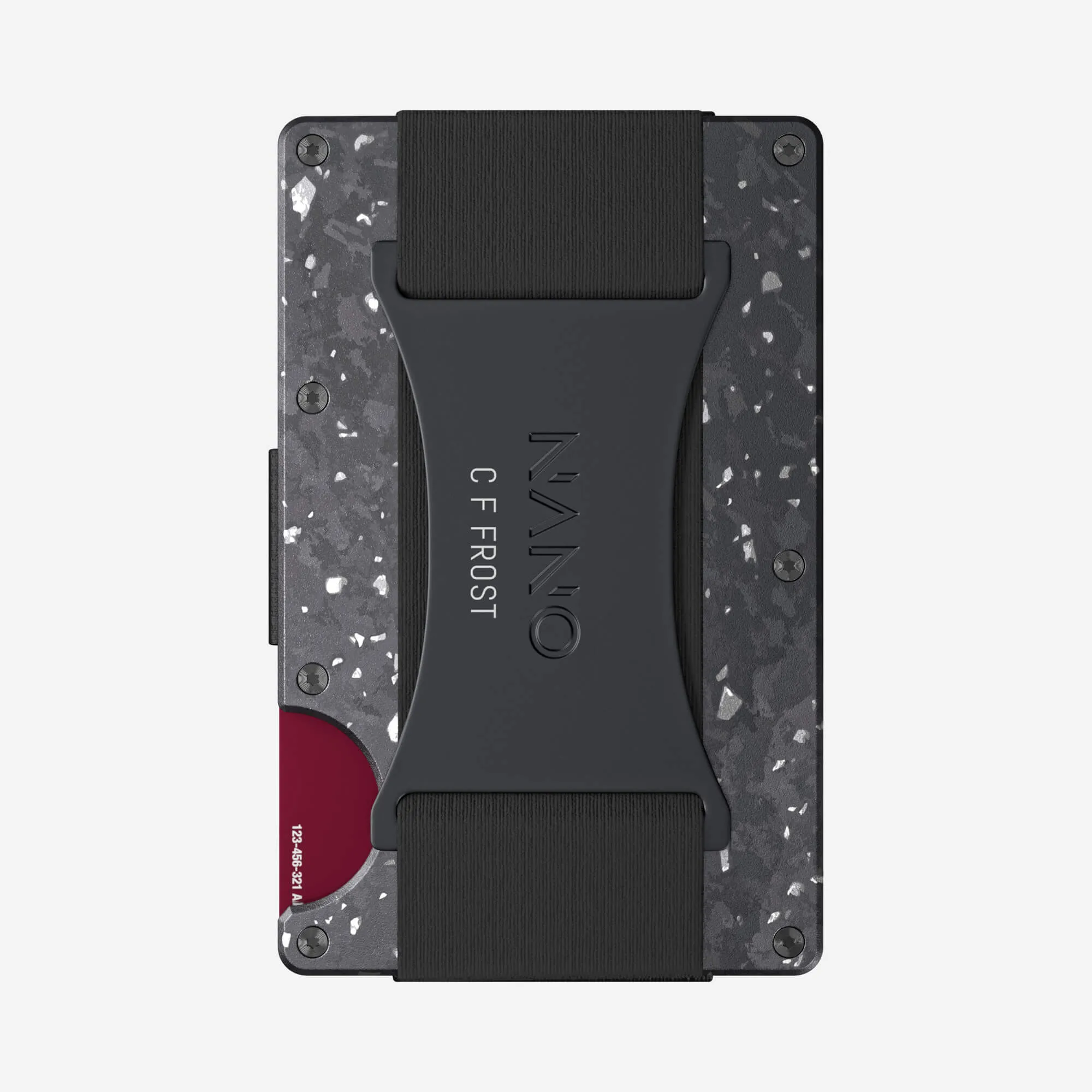 Personalised Cash Strap Wallet (Nero/Argento)