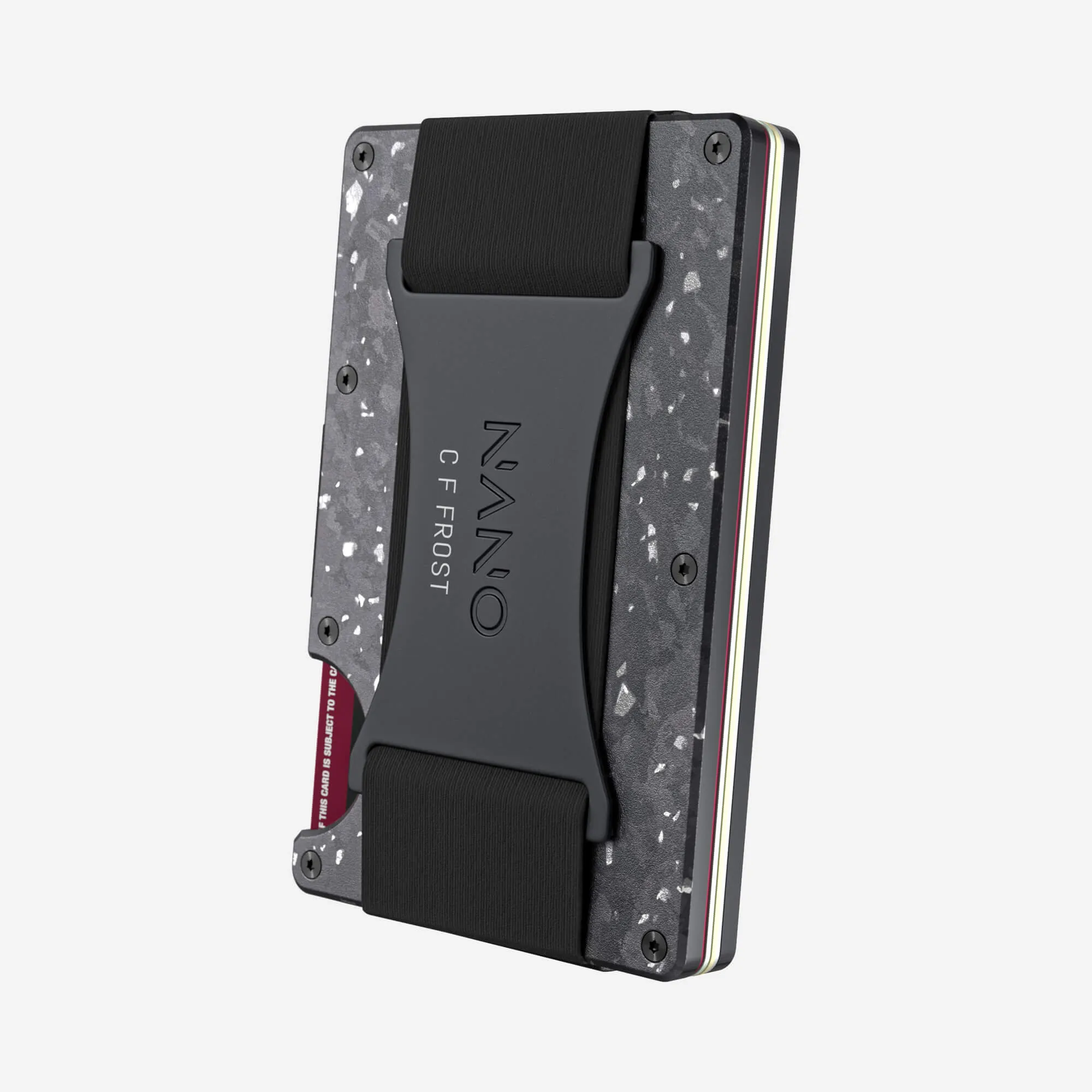 Personalised Cash Strap Wallet (Nero/Argento)