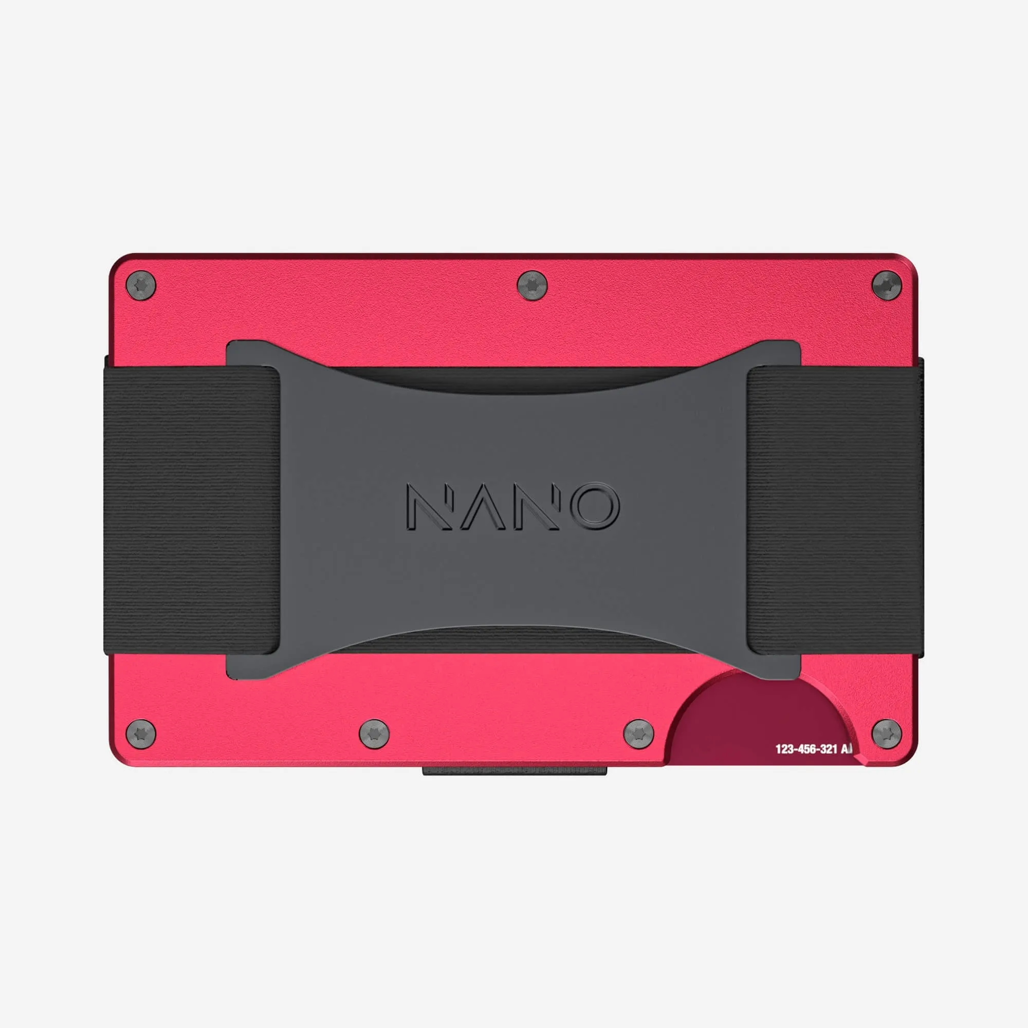 Personalised Cash Strap Wallet (Volcano Red)