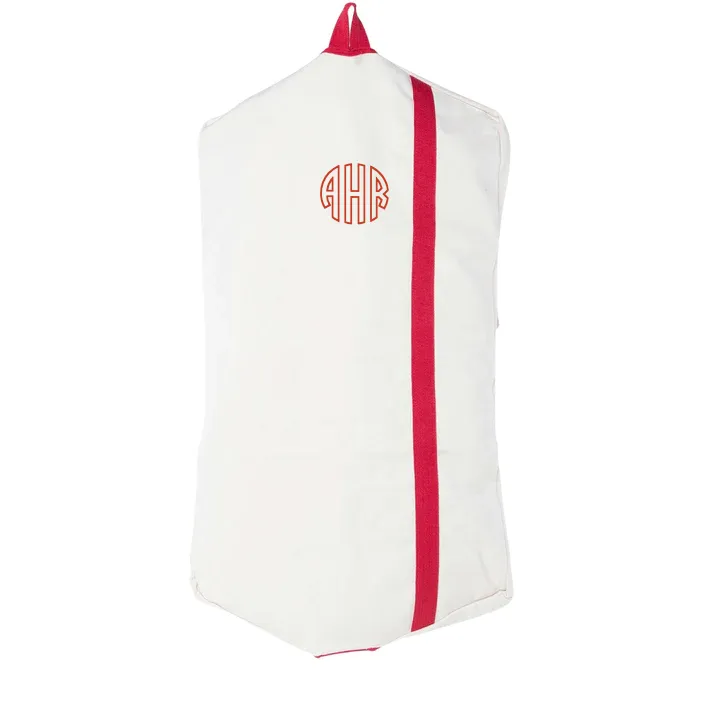 Personalized Embroidered Canvas Garment Bag