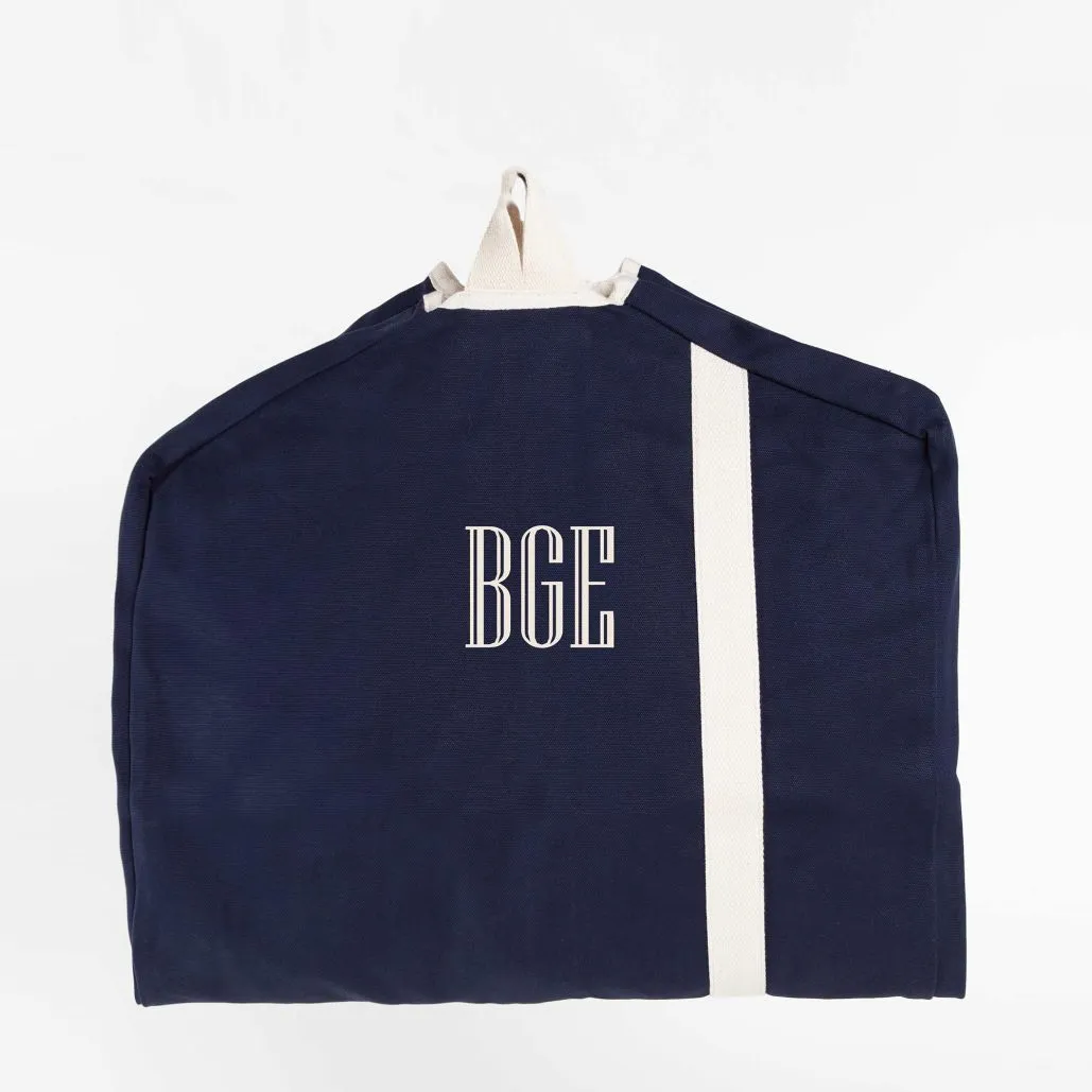 Personalized Embroidered Canvas Garment Bag