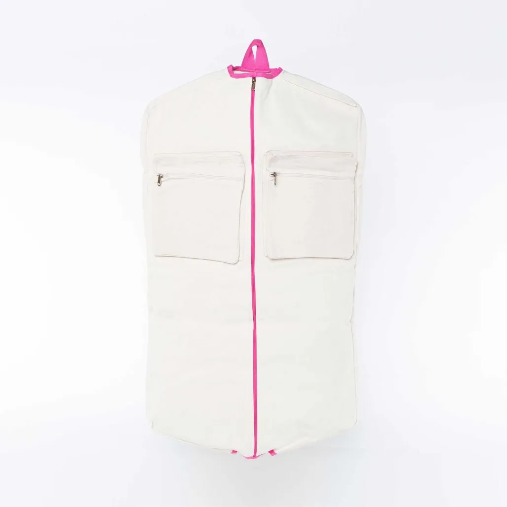 Personalized Embroidered Canvas Garment Bag
