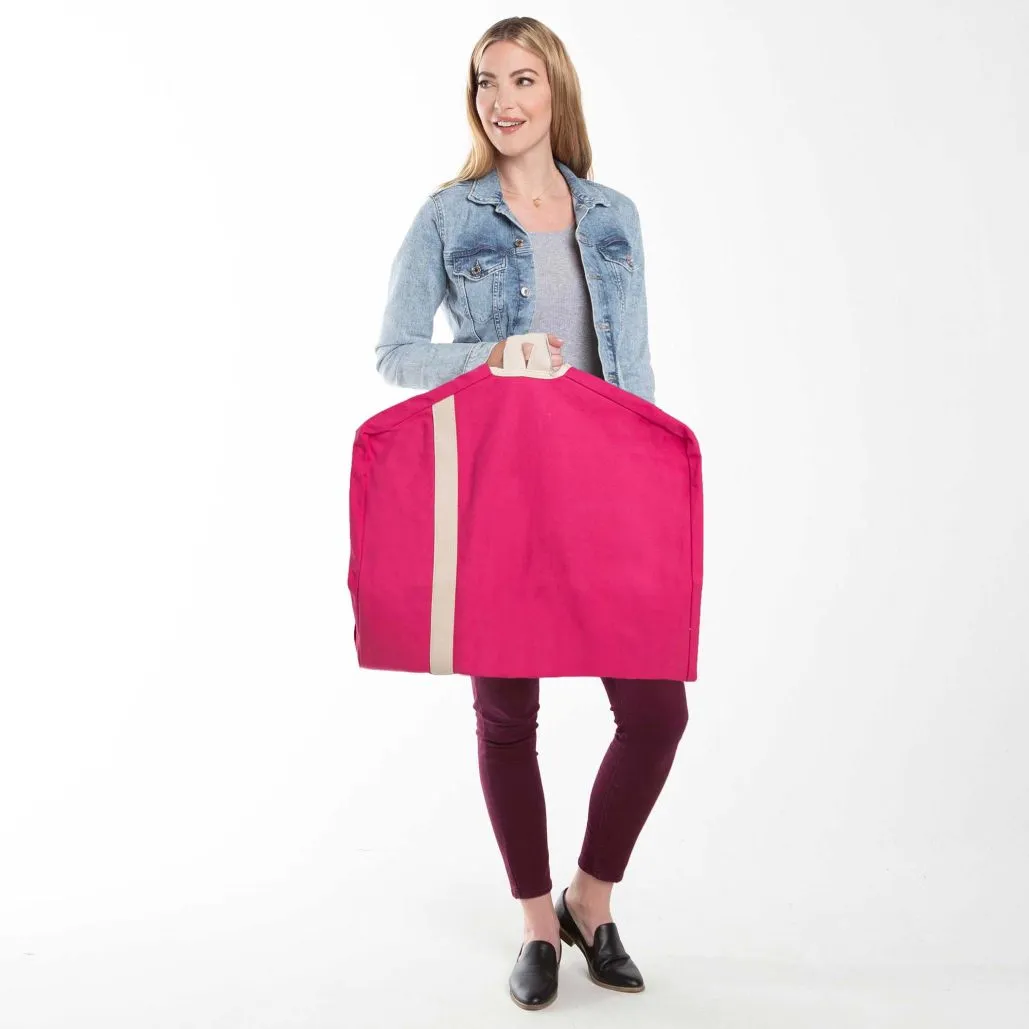 Personalized Embroidered Canvas Garment Bag