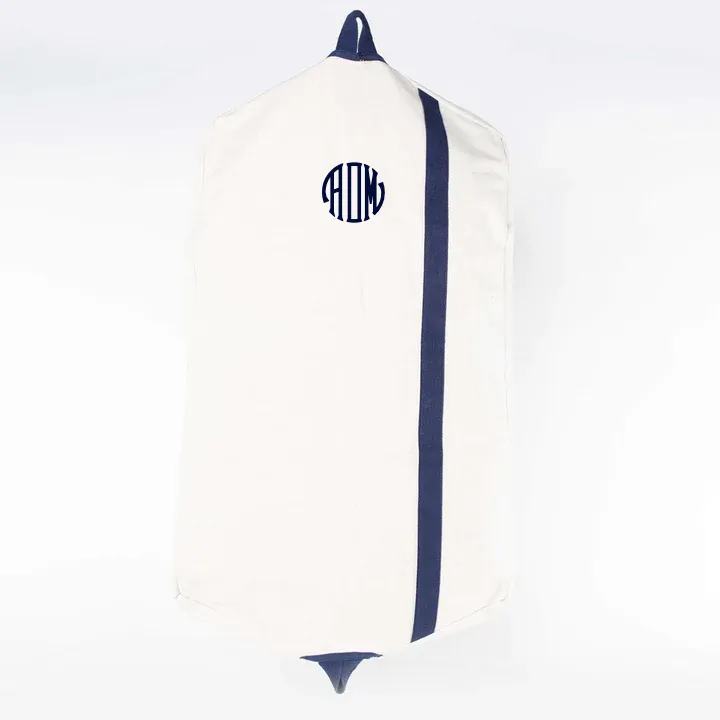 Personalized Embroidered Canvas Garment Bag