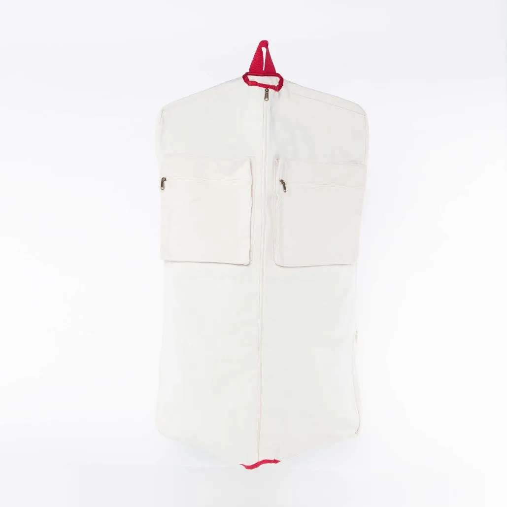 Personalized Embroidered Canvas Garment Bag